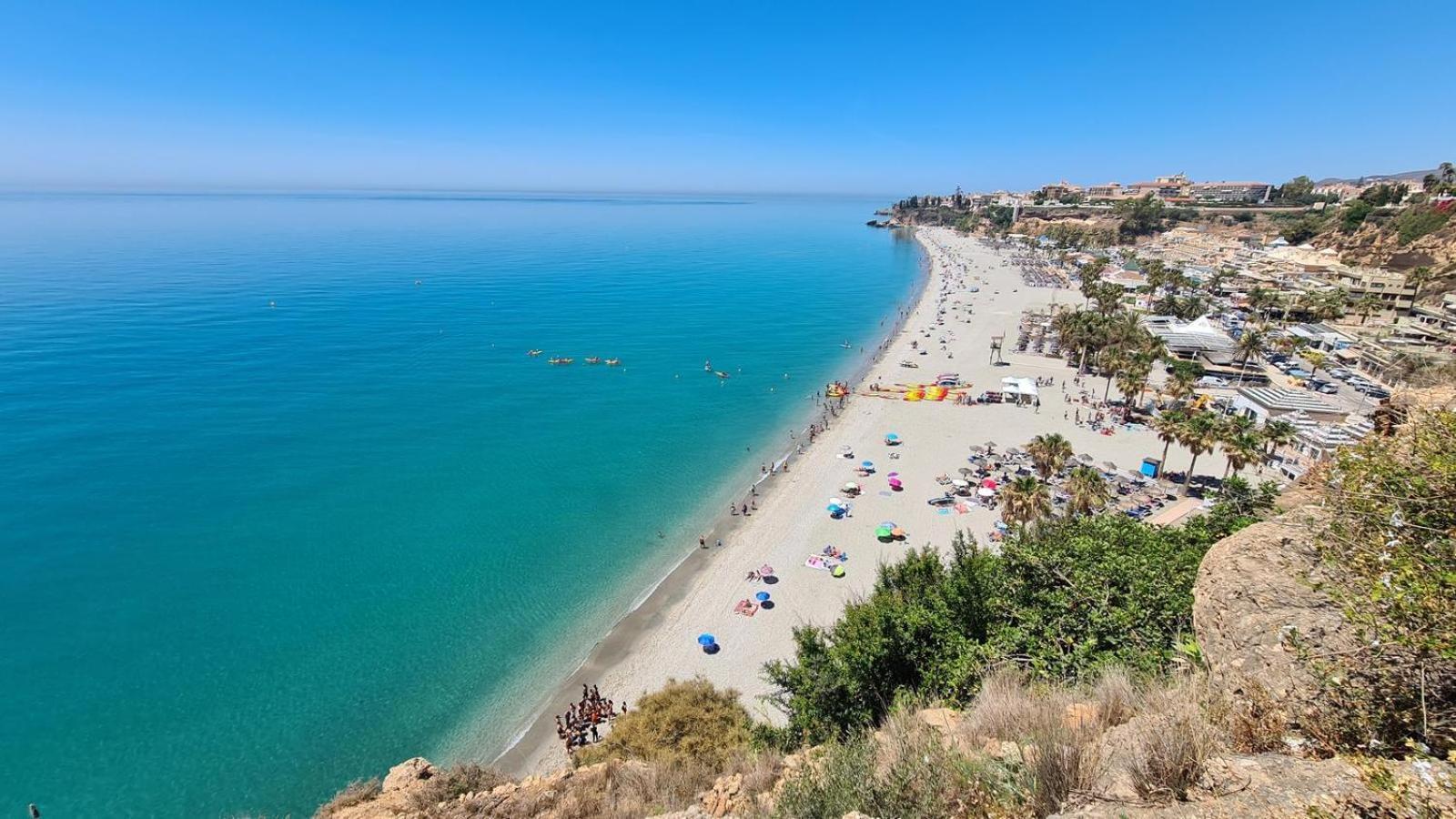 Apartament Burriana Beach Silhouse Nerja Eksteriør bilde
